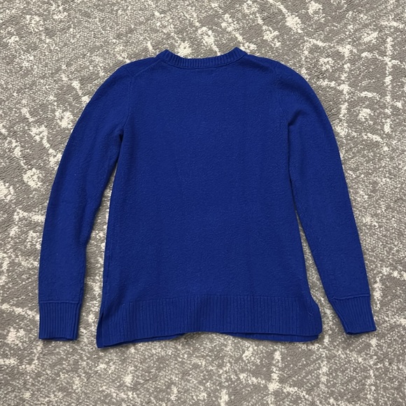 J. Crew cobalt blue Reimagined crew neck sweater - Picture 8 of 12
